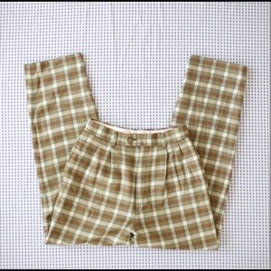 Unique Vintage Plaid Pants